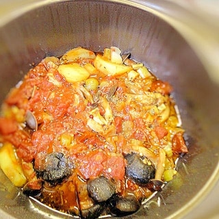 チキンと野菜のトマト煮ローズマリー風味